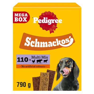 Pedigree Schmackos Multi Mix Mega Box - 110 Snacks