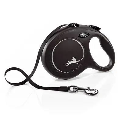 Laisse flexi New Classic L 8 m, noir pour chien - laisse flexi New Classic taille L , noir, 8 m