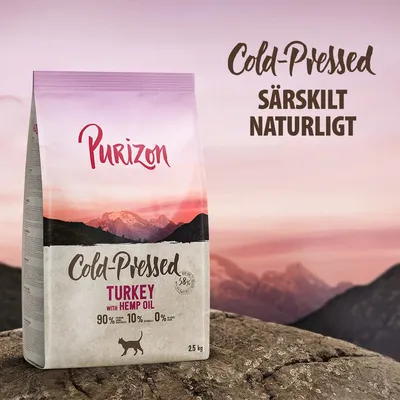 Purizon Cold Pressed Turkey with Hemp Oil - 2,5 kg