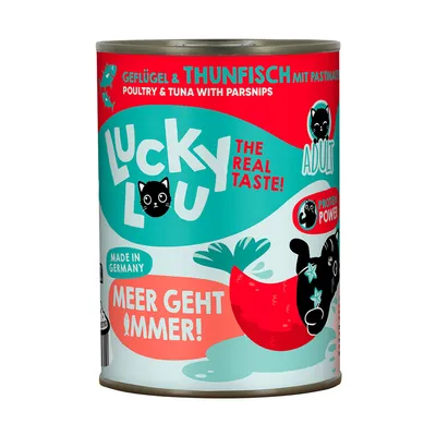 Lucky Lou Adult 6 x 400g - Poultry & Tuna