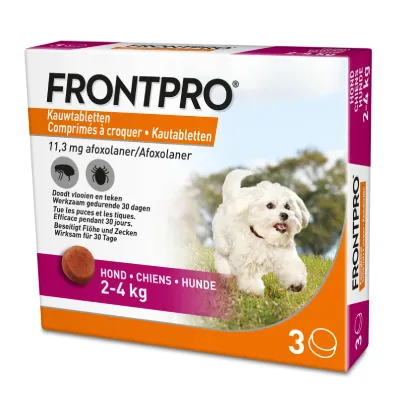 Frontpro Kauwtabletten voor Honden - 3 kauwtabletten voor honden (small) - NL