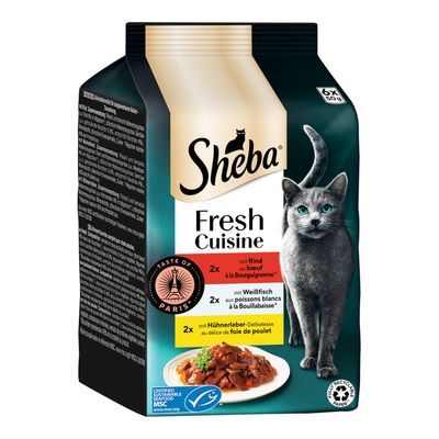 Sheba Fresh Cuisine Taste of Paris Kattenvoer 36 x 50 g