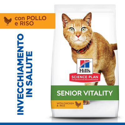 Hill's Science Plan Senior Vitality Mature Adult 7+ Pollo & Riso