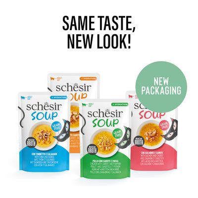 Pachet economic Schesir Cat Soup 24 x 40 g