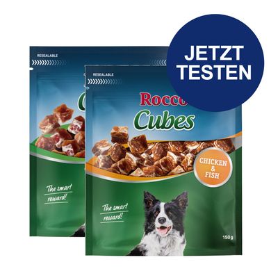 Probierpaket Rocco Cubes 2 x 150 g Mix (2 Sorten gemischt)