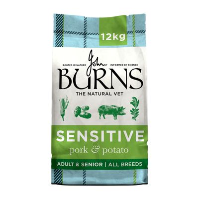 Burns Adult & Senior Sensitive - Pork & Potato 12kg