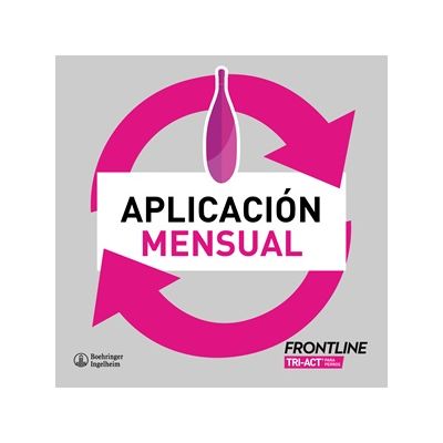Frontline® Tri-Act pipetas para perros de 5 a 10 kg - 3 x 1 ml