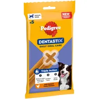 Pedigree Dentastix Daily Dental Sticks for Medium Dogs (10 - 25 kg) - 5 Sticks (Chicken)