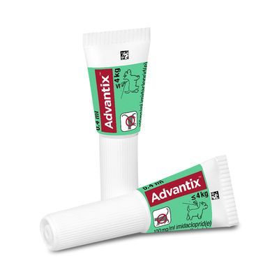 Advantix® 40/200 Spot-On Solution voor Honden tot 4 kg