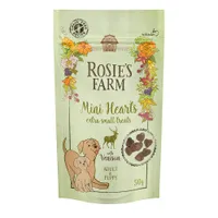 Rosie's Farm Snacks Puppy & Adult "Mini Hearts" Hert - 50 g