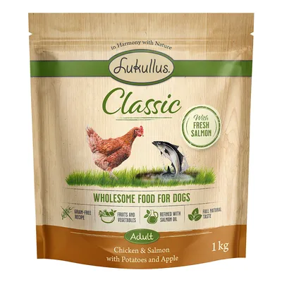 Lukullus Classic Kylling & Laks (Kornfrit) - 1 kg