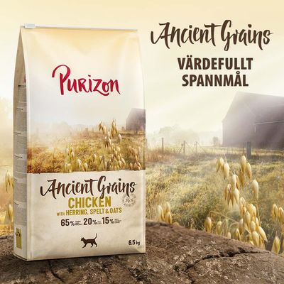 Purizon Ancient Grains Adult Chicken & Fish - med urkorn