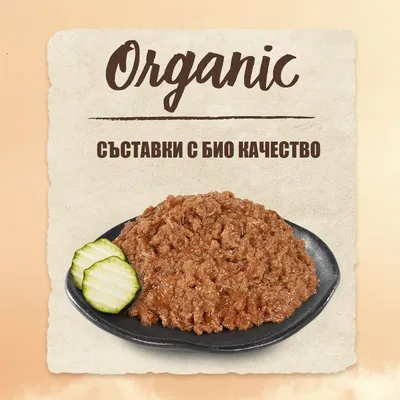 Purizon Organic 6 x 400 г - НОВО: Senior био пуешко и био моркови