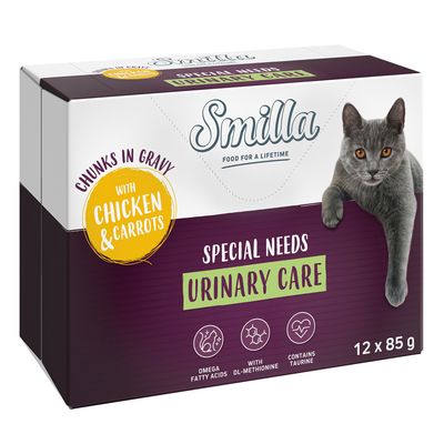 Smilla Urinary Care falatok zöldséggel szószban 12 x 85 g
