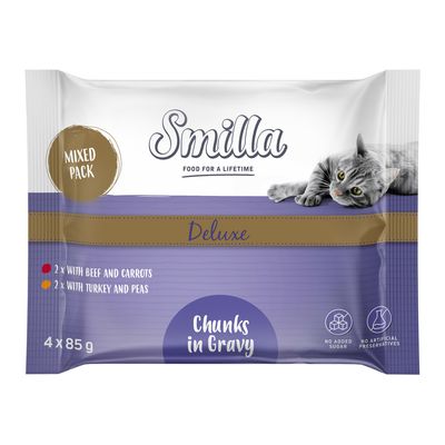 Smilla Deluxe в соусе с овощами, канапе в пакетах свежести