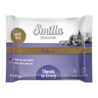 Smilla Deluxe tasakos zöldséges falatok szószban - 4 x 85 g