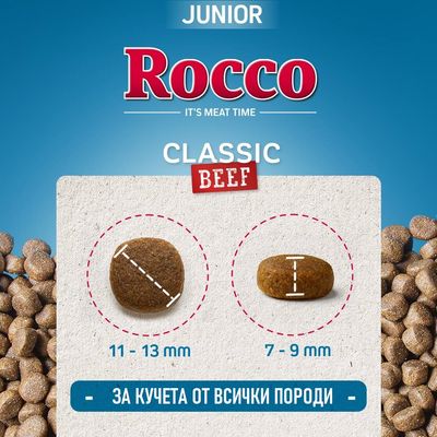 Rocco Junior Classic говеждо с пиле - 1 кг