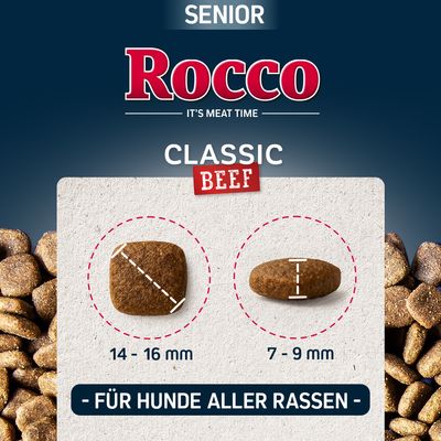Rocco Senior Classic Rind mit Lachs - 5 x 1 kg