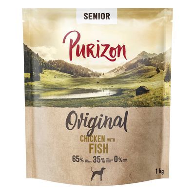 Purizon Senior Original Chicken met Vis, 65% vlees, 35% groente, 0% granen, 1 kg
