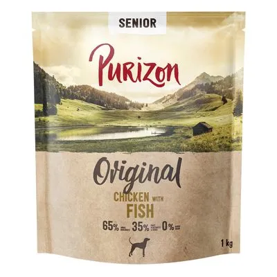 Purizon Senior Original Chicken met Vis, 65% vlees, 35% groente, 0% granen, 1 kg Purizon Senior Original Chicken met Vis, 65% vlees, 35% groente, 0% granen, 1 kg