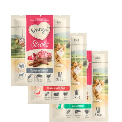 Feringa Sticks 3 x 3 csomag (9 x 6 g) gazdaságos csomag