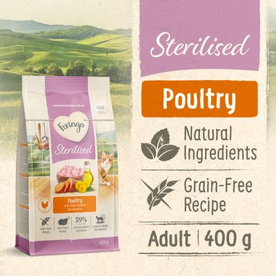 Feringa Adult Sterilised с домашней птицей