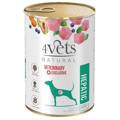 4vets Natural Hepatic 12 x 400 g