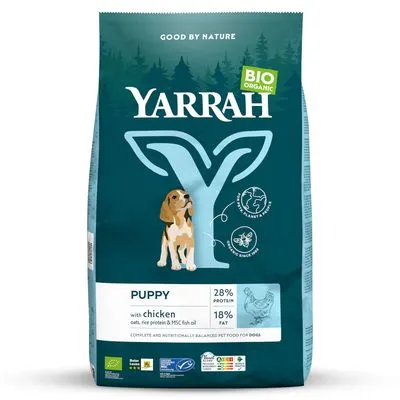 Yarrah Bio Hondenvoer Puppy - Voordeelpakket: 4 x 2 kg