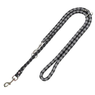Trixie Cavo Verlängerungsleine, schwarz/grafit Größe S-M: 200 cm lang, Ø 12 mm
