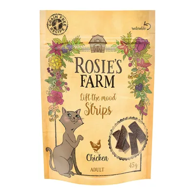 Rosie's Farm "Strips" Pollo Snack per gatti - 45 g