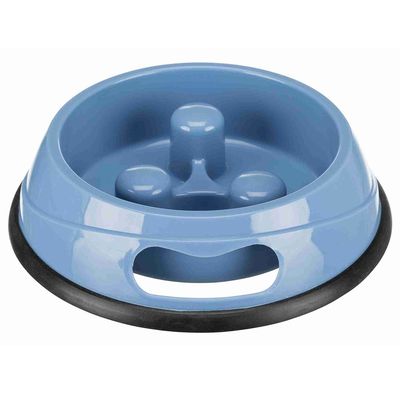 Trixie Kunststof Voerbak Slowfeeder Hond en Kat 450 ml, Ø 20 cm - Trixie Kunststof Voerbak Slow Feed