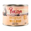 Purizon Adult, 6 x 200 g, bez zbóż Filet z kurczaka z dziczyzną