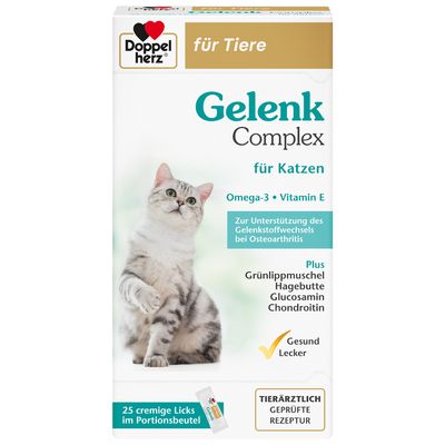 Doppelherz Gelenk Complex für Katzen 25 x 10 g