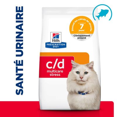 Hill's Prescription Diet c/d Multicare Stress Urinary Care Poisson de mer
