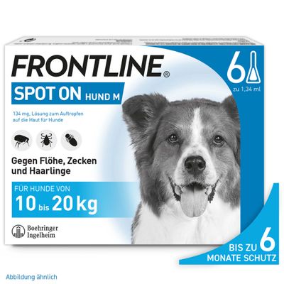 Frontline® Spot on Hund M 6 Pipetten x 1,34 ml