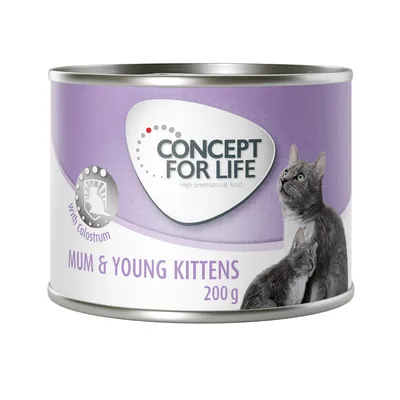 Concept for Life Mum & Young Kittens Mousse - 6 x 200g