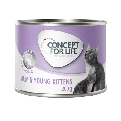 Concept for Life Mum & Young Kittens Mousse 6 x 200g