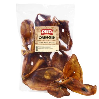 Dibo Premium Schweineohren - 10 Stück