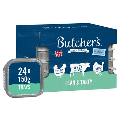 Butcher's Lean & Tasty Mixed Pack - 24 x 150g Butcher's Lean & Tasty Mixed Pack - 24 x 150g