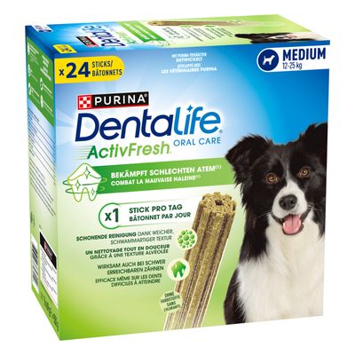 PURINA Dentalife Active Fresh codzienna pielęgnacja zębów dla średnich psów 48 szt.