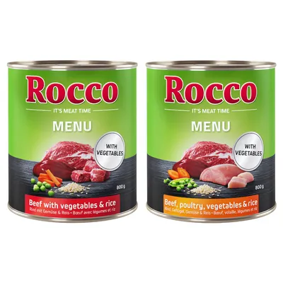 Rocco Menu 24 x 800 g - Pack económico - Pack misto I Rocco Menu 24 x 800 g - Pack económico - Pack misto I