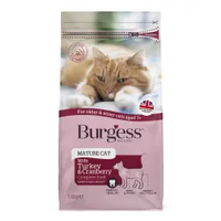 Burgess Mature Cat with Turkey & Cranberry - 1.4kg