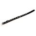 Heim Halsband Edelweiß, schwarz/natur 44 - 54 cm Halsumfang, 25 mm breit