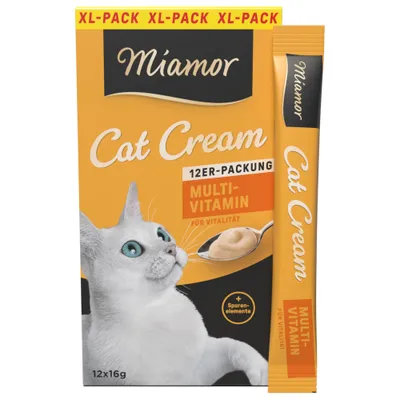 Miamor Cat Snack Multiwitaminowy krem - 24 x 16 g Miamor Cat Snack Multiwitaminowy krem - 24 x 16 g