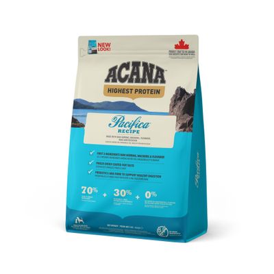 Acana Highest Protein, śledź, łosoś i flądra - 2 kg