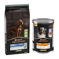 16 kg PURINA PRO PLAN + 12 x 400 g All Size Adult Everyday Nutrition in Jelly gratis! - Large Adult Athletic Lamm & Reis Sensitive Digestion + Truthahn