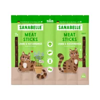 Sanabelle Meat Sticks - 35 г агнешко и котешка мента