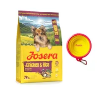 900 g / 3 kg / 10 kg Josera Mini + silikoninen matkakuppi kaupan päälle! - Senior kana & riisi (900 g)