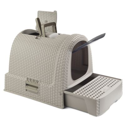 Curver Katzentoilette - grau: L 51 x B 38,5 x H 39,5 cm