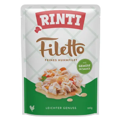Rinti Filetto in Salsa 48 x 100 g - Pollo & Verdure Rinti Filetto in Salsa 48 x 100 g - Pollo & Verdure